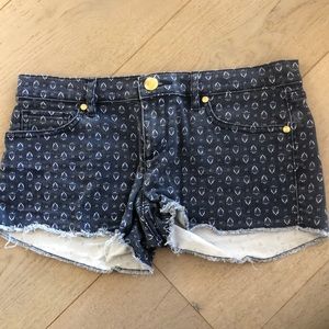 Juicy Couture denim shorts